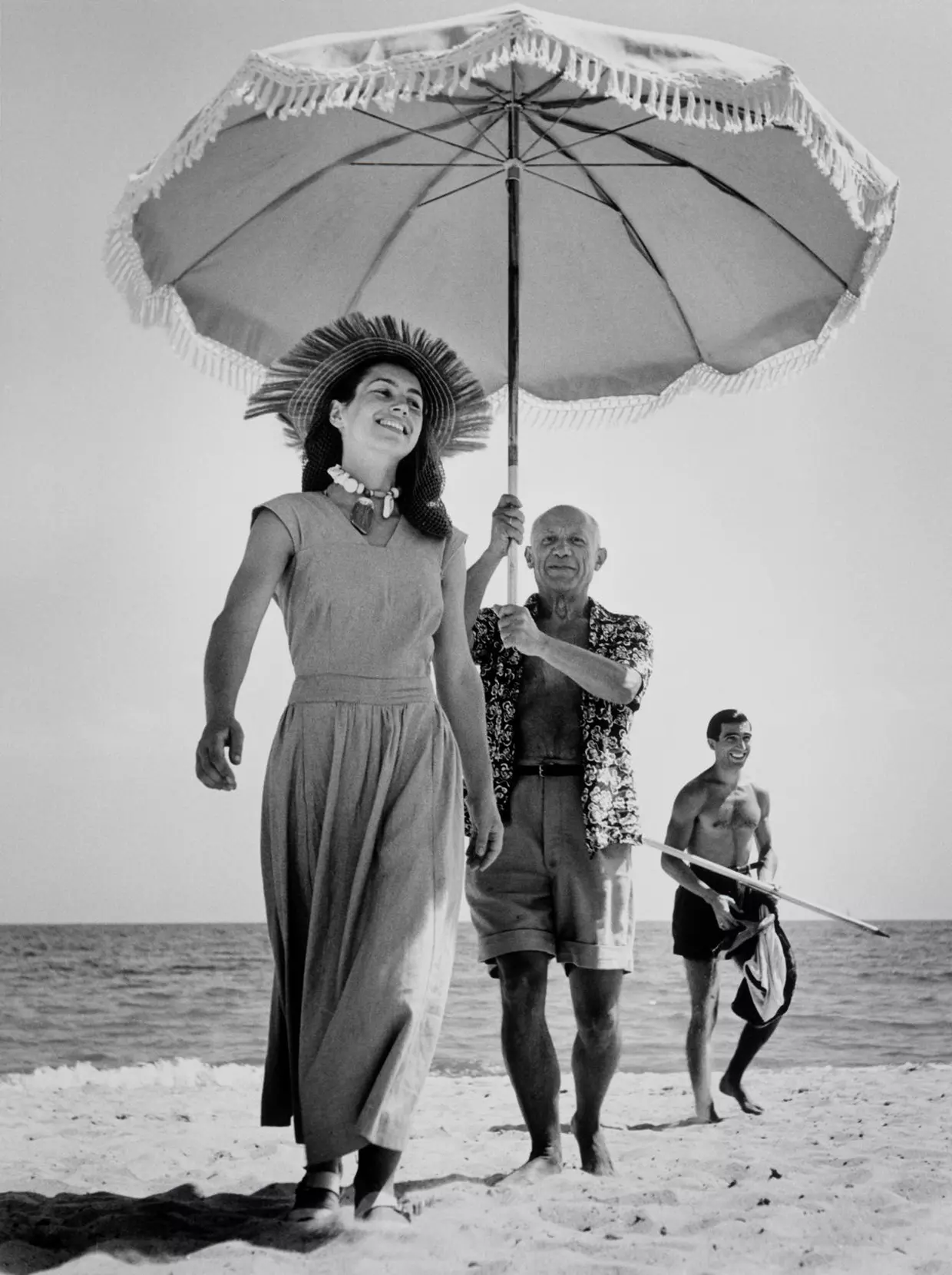 Pablo Picasso and Françoise Gilot in Antibes