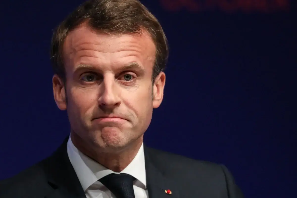 Emmanuel Macron frustrated
